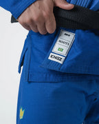 KINGZ MI-K ROOTS - BLAUER - WEISSER KIMONO / GI