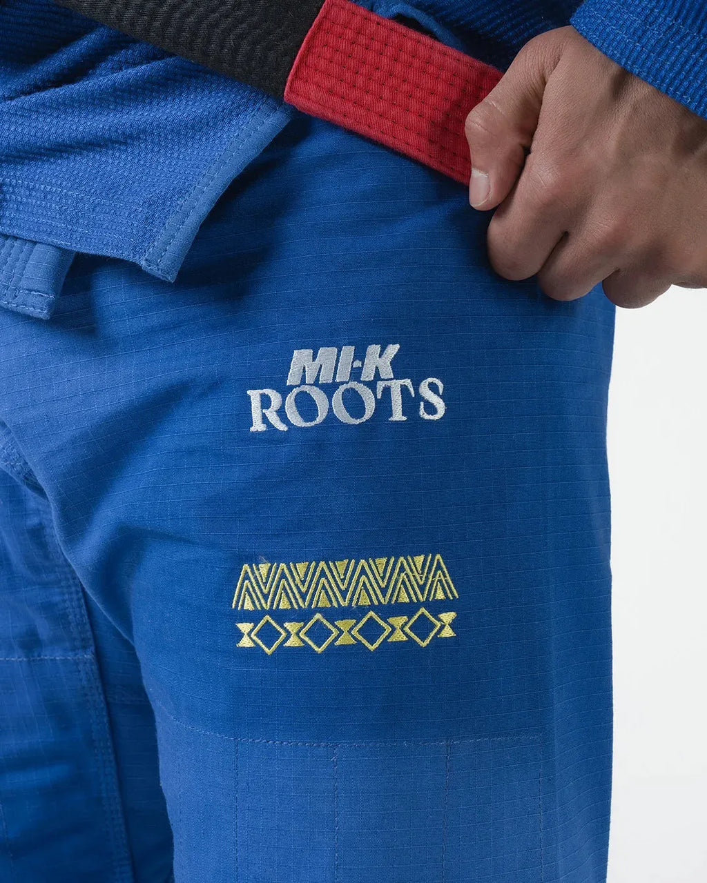 KINGZ MI-K ROOTS - BLAUER - WEISSER KIMONO / GI