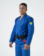 KINGZ MI-K ROOTS - BLAUER - WEISSER KIMONO / GI