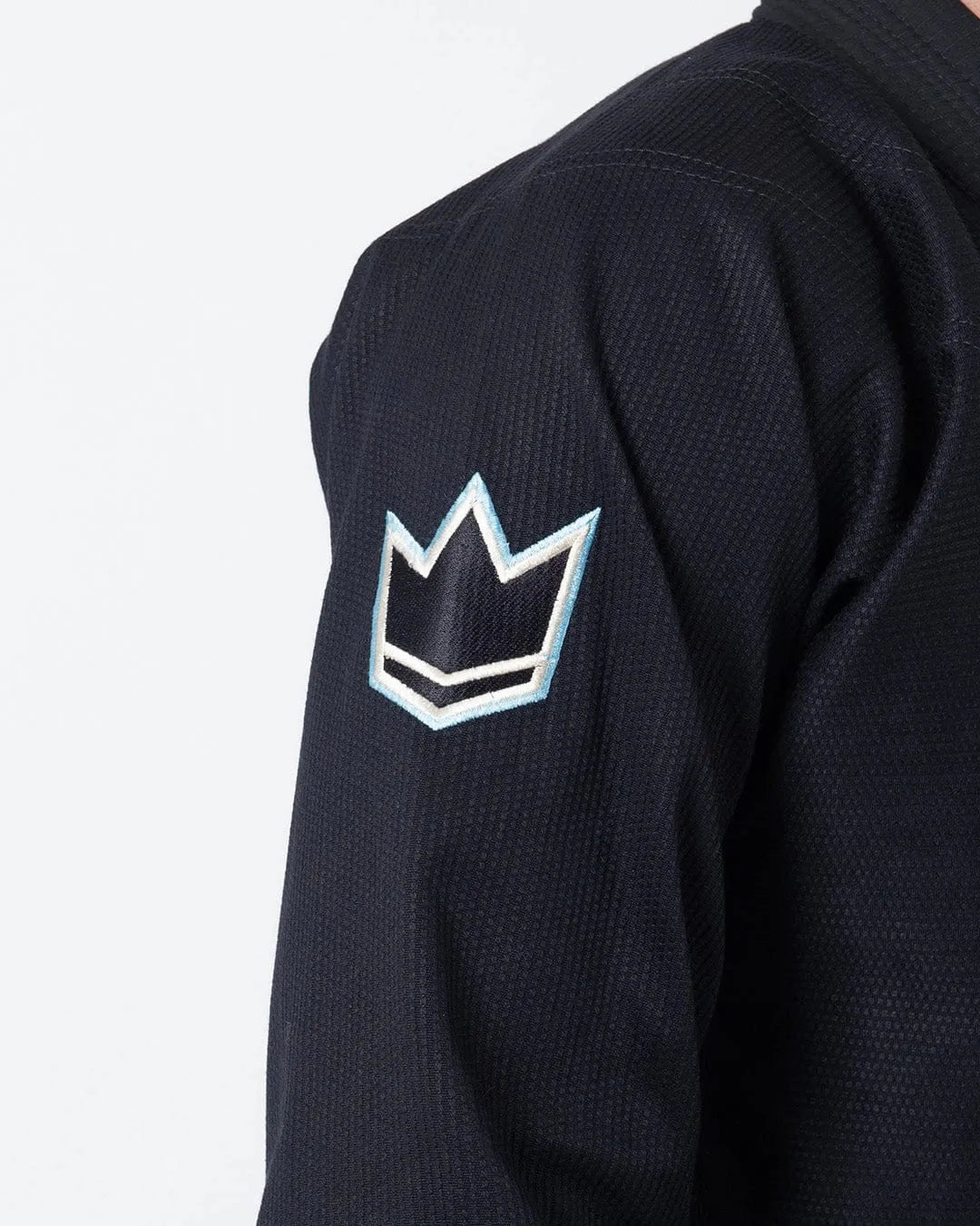 KIMONO / GI KINGZ NANO 3.0 TERRA EDICIÓN LIMITADA JIU JITSU NEGRO - AZUL - BLANCO