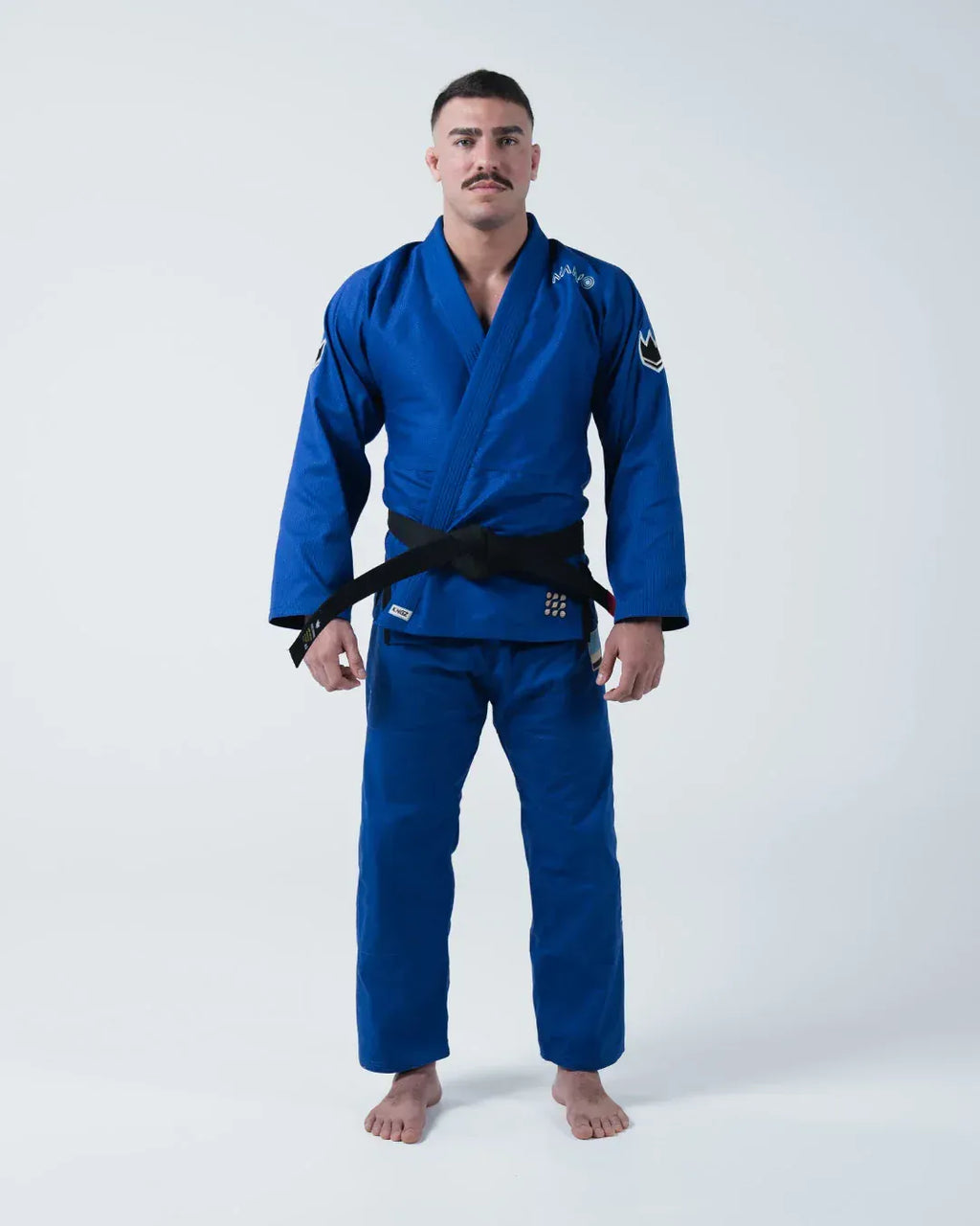 KINGZ NANO 3.0 JIU JITSU - KIMONO / GI NEGRO - AZUL - BLANCO