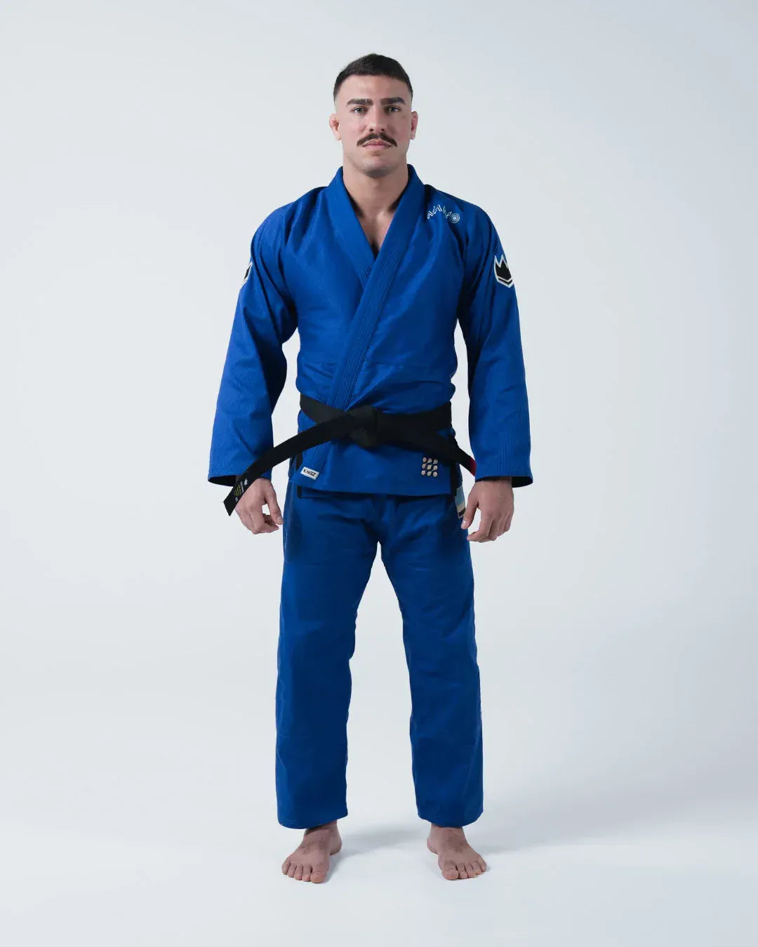 KINGZ NANO 3.0 JIU JITSU - KIMONO / GI NEGRO - AZUL - BLANCO