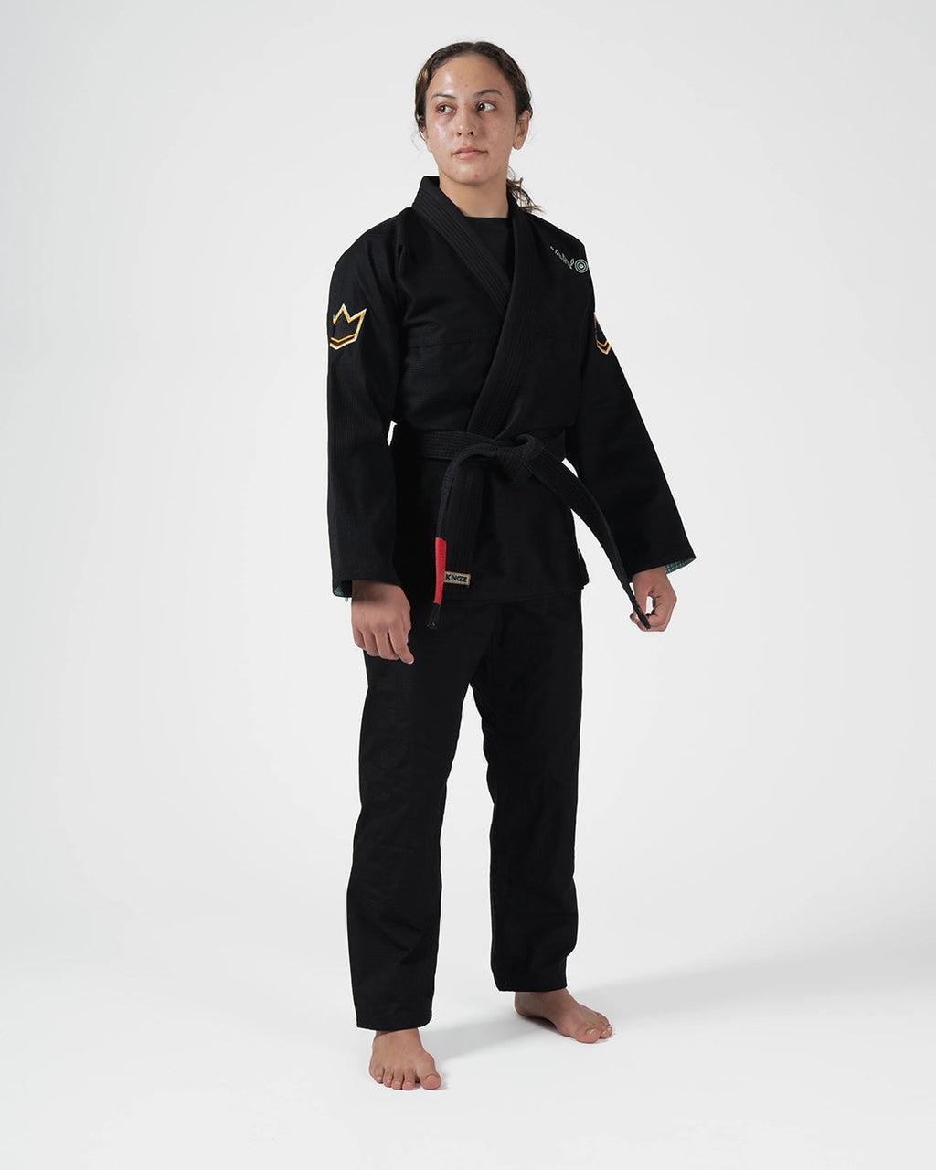 KINGZ NANO 3.0 TERRA LIMITED EDITION DAMEN JIU JITSU - SCHWARZ - WEISS KIMONO / GI