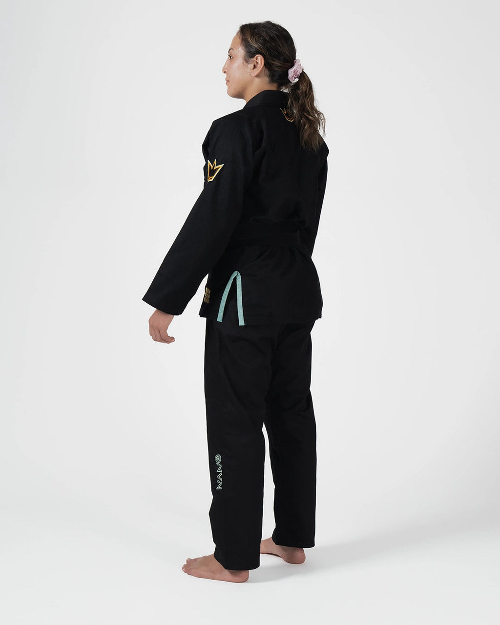 KINGZ NANO 3.0 TERRA LIMITED EDITION DAMEN JIU JITSU - SCHWARZ - WEISS KIMONO / GI