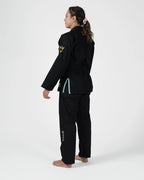KINGZ NANO 3.0 TERRA LIMITED EDITION DAMEN JIU JITSU - SCHWARZ - WEISS KIMONO / GI