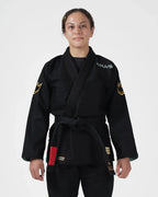 KINGZ NANO 3.0 TERRA LIMITED EDITION DAMEN JIU JITSU - SCHWARZ - WEISS KIMONO / GI