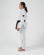 KINGZ NANO 3.0 TERRA LIMITED EDITION DAMEN JIU JITSU - SCHWARZ - WEISS KIMONO / GI