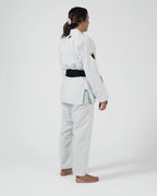 KINGZ NANO 3.0 TERRA LIMITED EDITION DAMEN JIU JITSU - SCHWARZ - WEISS KIMONO / GI