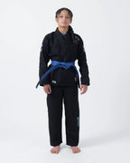 KINGZ NANO 3.0 DAMEN JIU JITSU - SCHWARZ - BLAU - WEISS KIMONO / GI