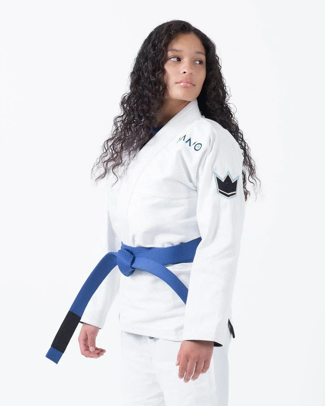 KINGZ NANO 3.0 DAMEN JIU JITSU - SCHWARZ - BLAU - WEISS KIMONO / GI