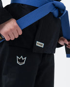 KINGZ NANO 3.0 DAMEN JIU JITSU - SCHWARZ - BLAU - WEISS KIMONO / GI