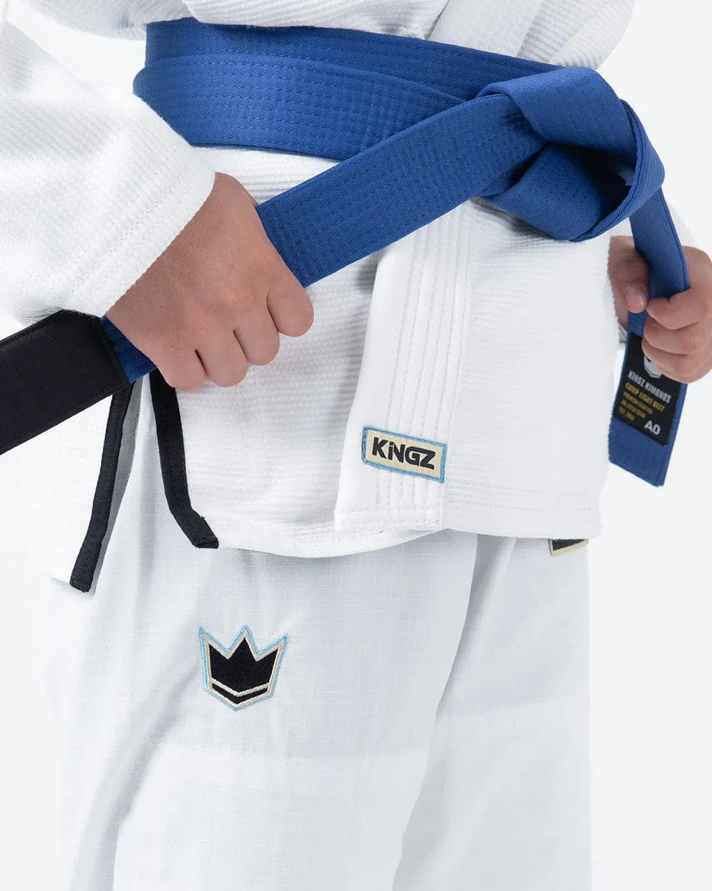 KINGZ NANO 3.0 DAMEN JIU JITSU - SCHWARZ - BLAU - WEISS KIMONO / GI