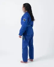 KINGZ NANO 3.0 DAMEN JIU JITSU - SCHWARZ - BLAU - WEISS KIMONO / GI
