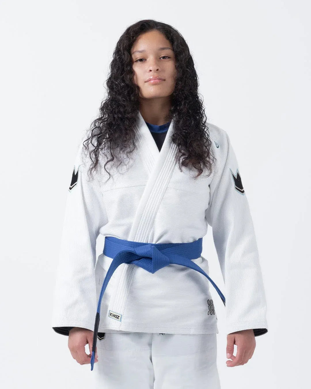 KINGZ NANO 3.0 DAMEN JIU JITSU - SCHWARZ - BLAU - WEISS KIMONO / GI
