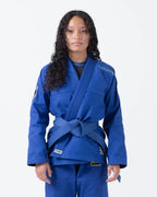 KINGZ NANO 3.0 DAMEN JIU JITSU - SCHWARZ - BLAU - WEISS KIMONO / GI