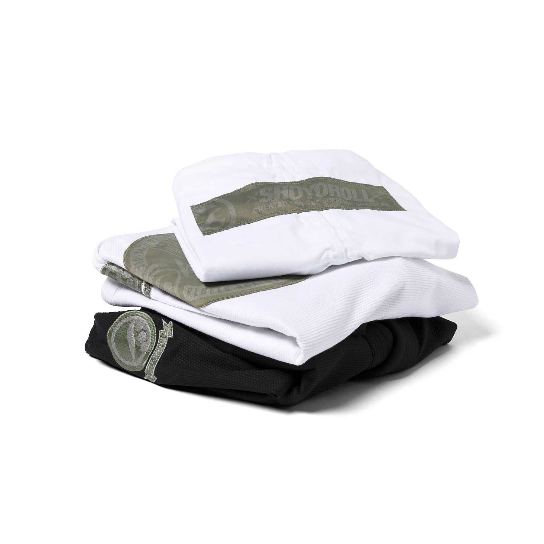 SHOYOROLL KIMONO BLANCO OLIVE COMPETITOR / GI