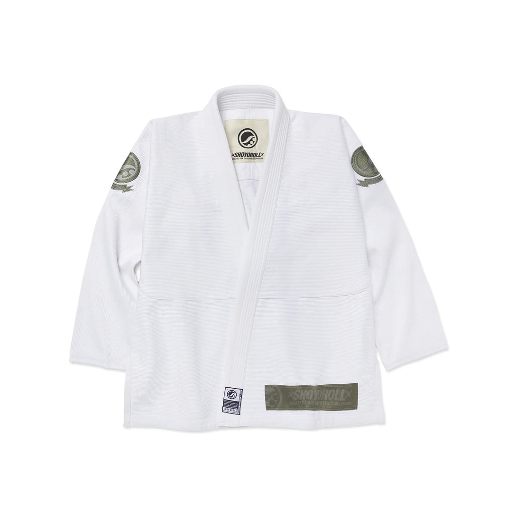 SHOYOROLL KIMONO BLANCO OLIVE COMPETITOR / GI