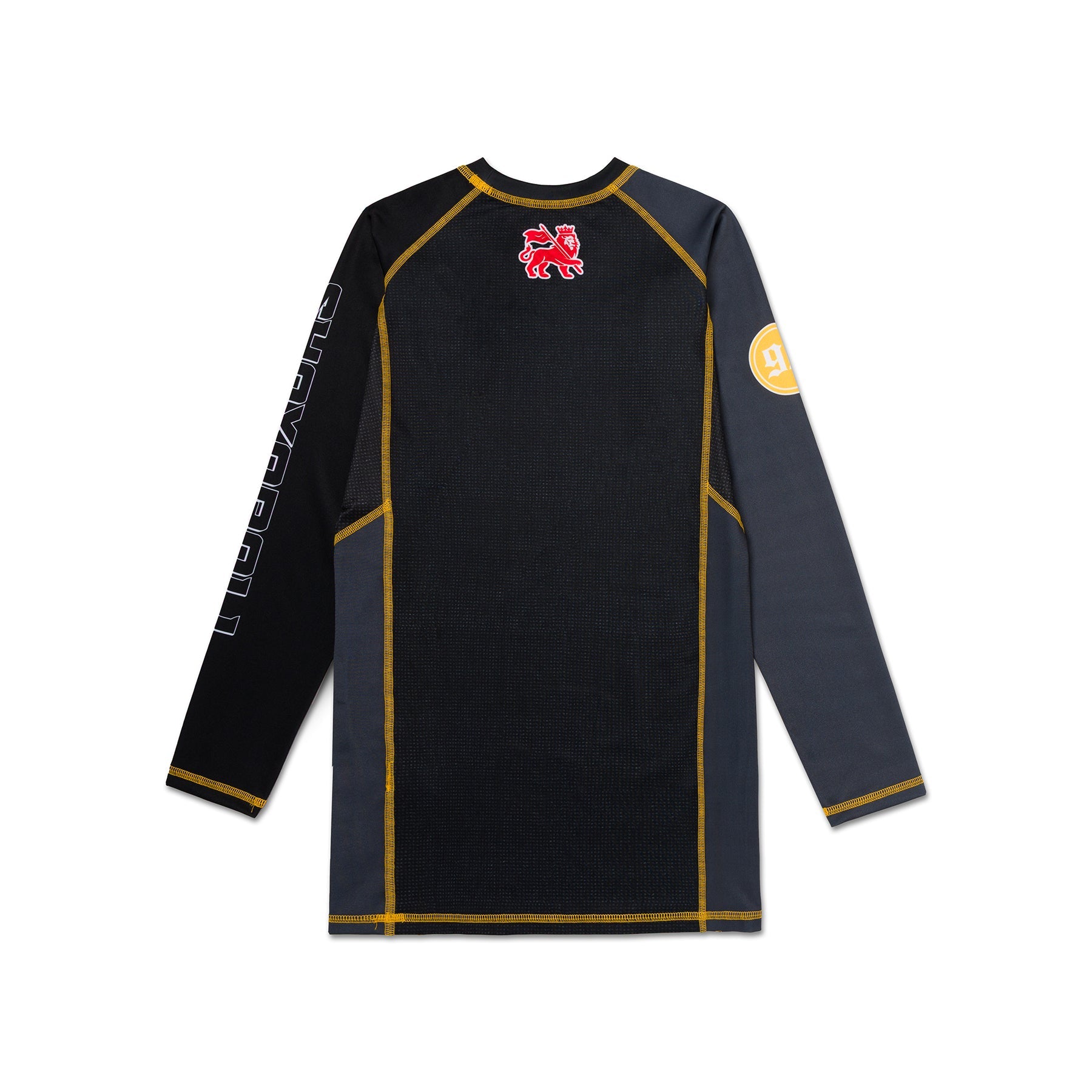 SHOYOROLL PW RANKED LS BLACK RASHGUARD