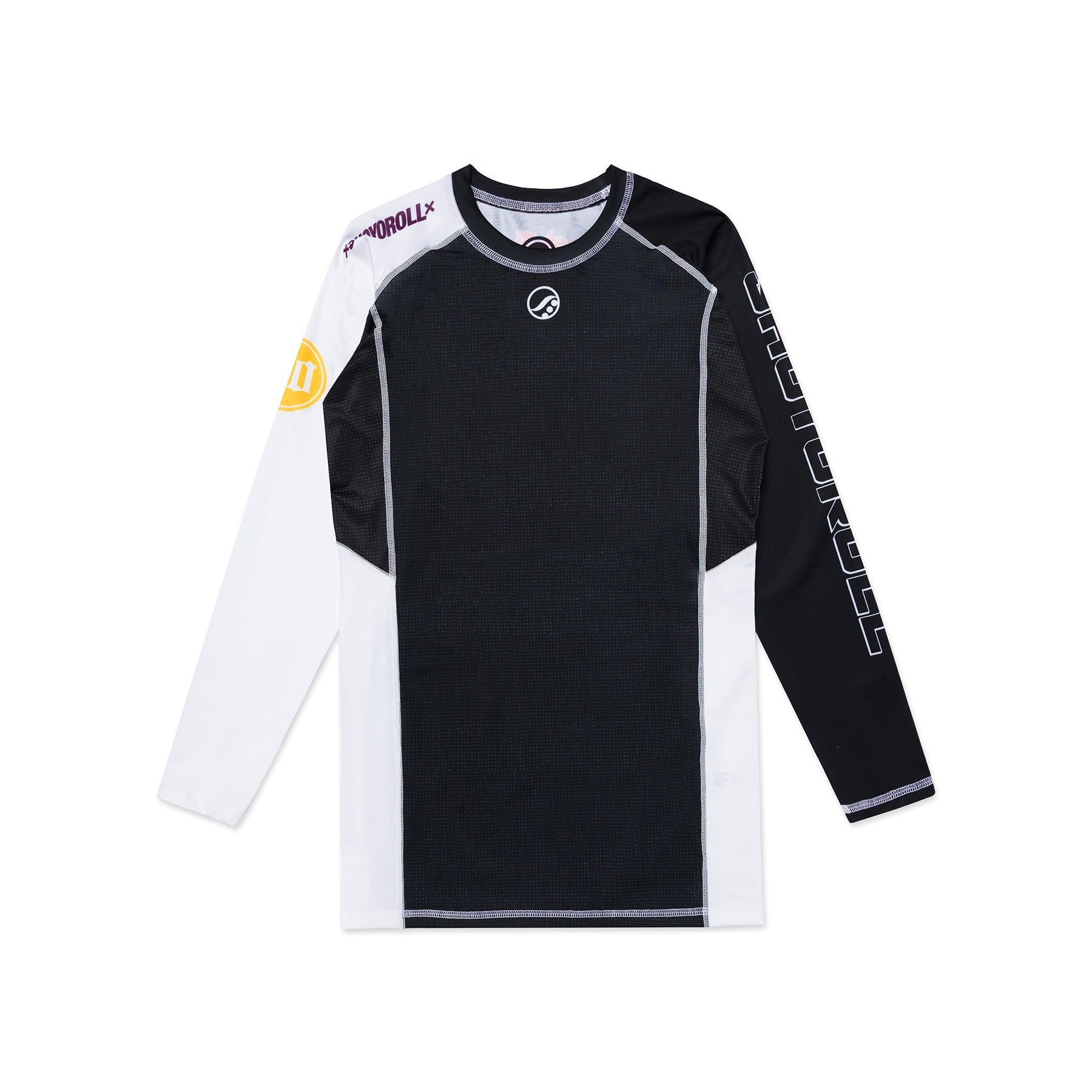 SHOYOROLL PW RANKED LS WHITE RASHGUARD