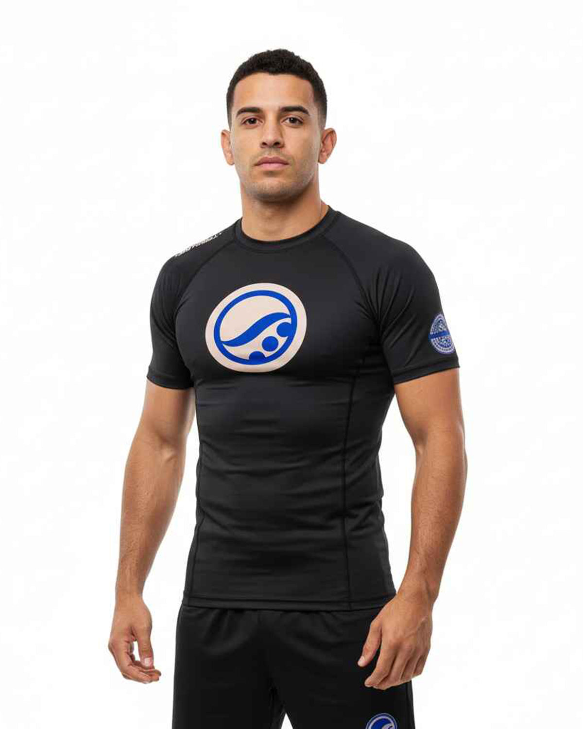 SHOYOROLL GRAPPLING TRAINING BLACK RASHGUARD