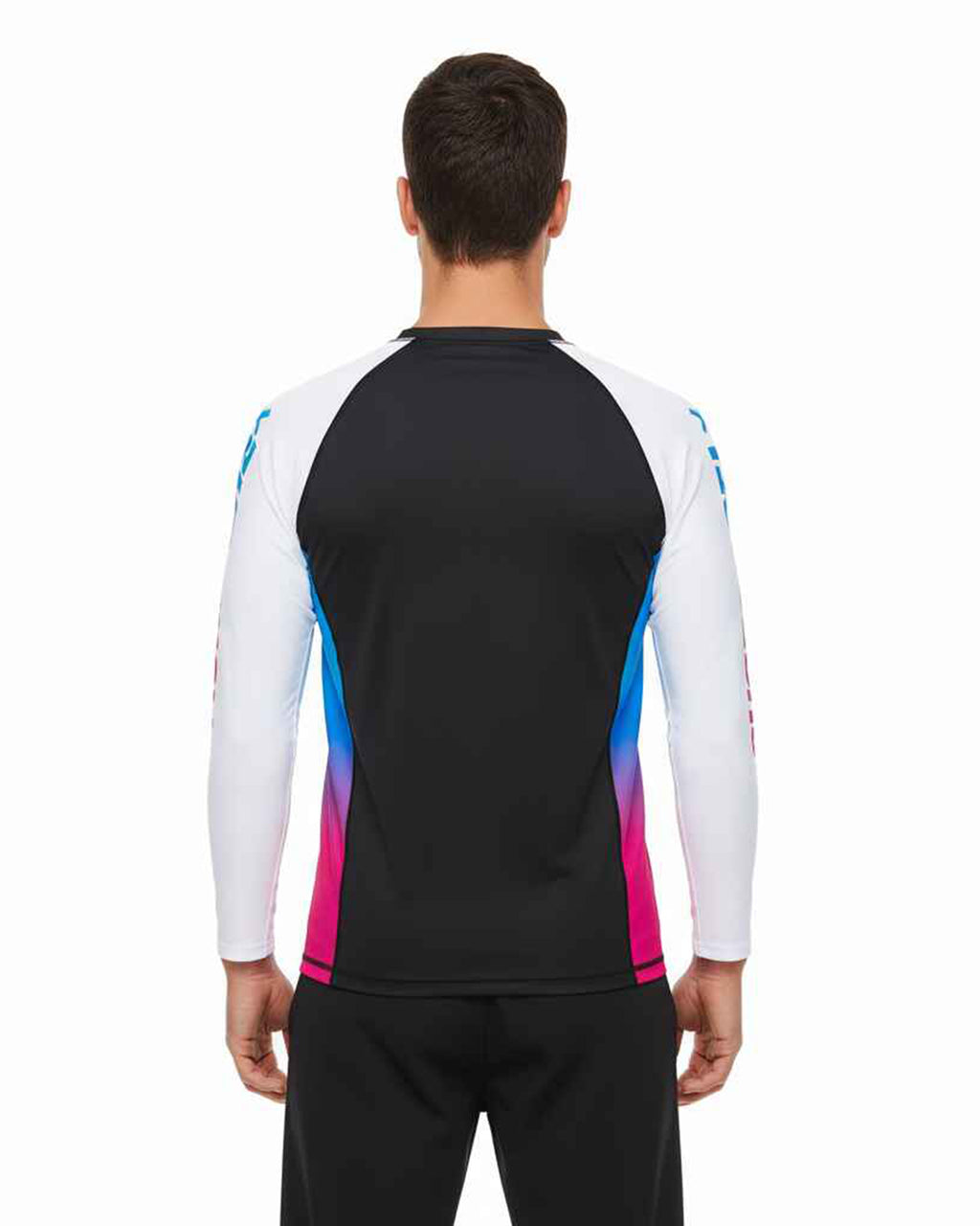 SHOYOROLLRETRO GRADIENT SHORTS AND RASHGUARD