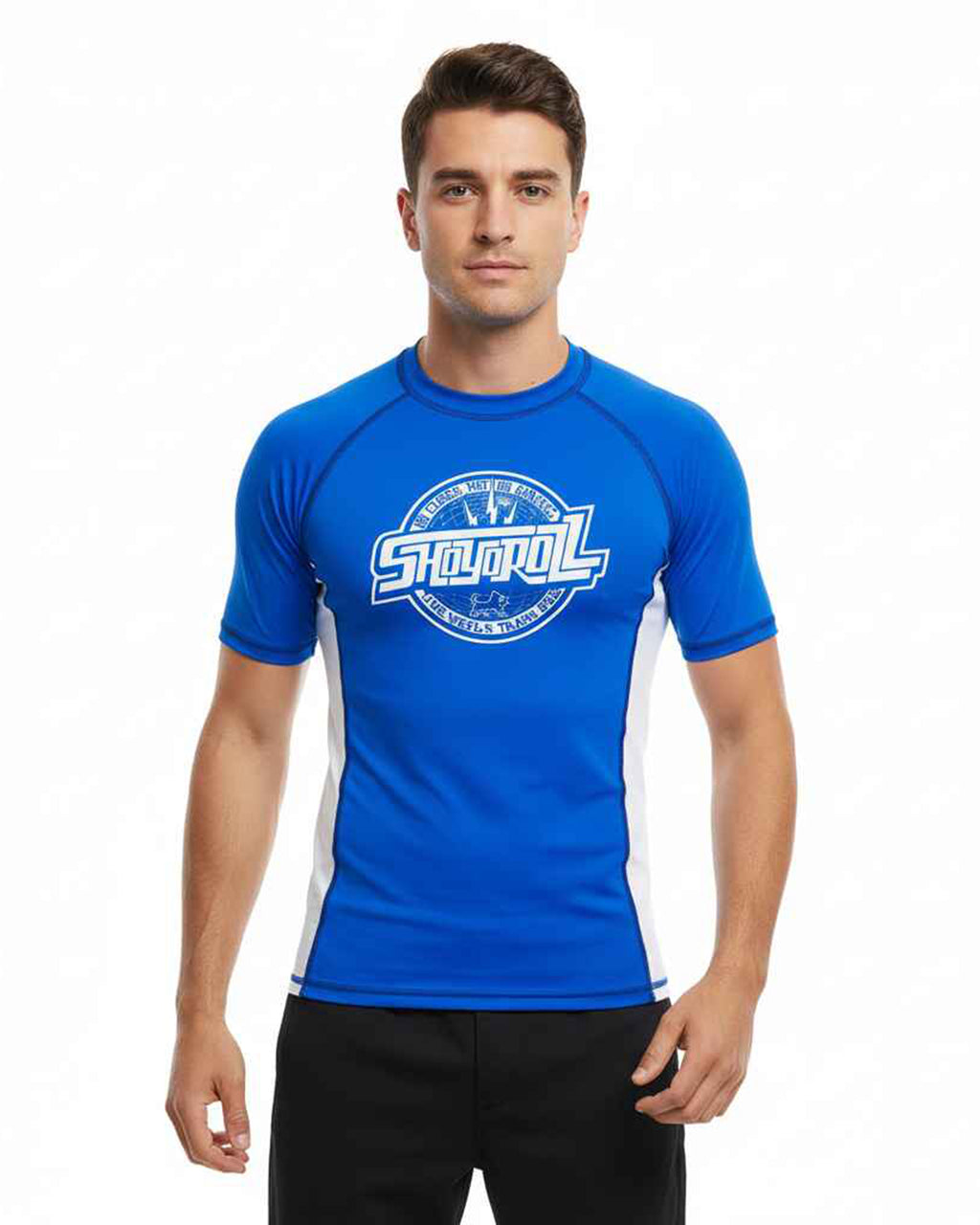 SHOYOROLL COMPETITOR 21 BLUE SHORTS AND RASHGUARD