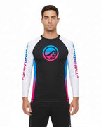 SHOYOROLLRETRO GRADIENT SHORTS AND RASHGUARD