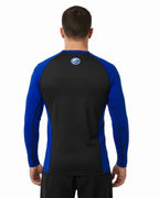 SHOYOROLL AZURE TRAINING LONG SLEEVE BLACK - PREMIUM BJJ NO-GI GEAR RASHGUARD