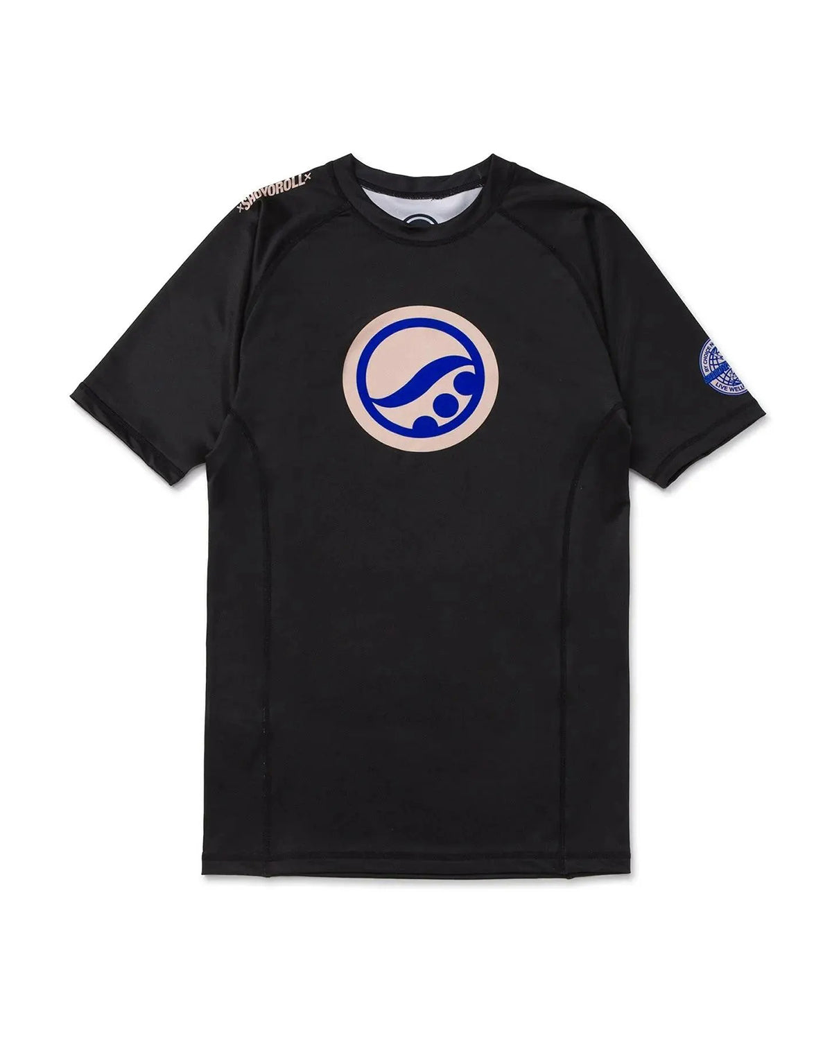 SHOYOROLL GRAPPLING TRAINING BLACK RASHGUARD