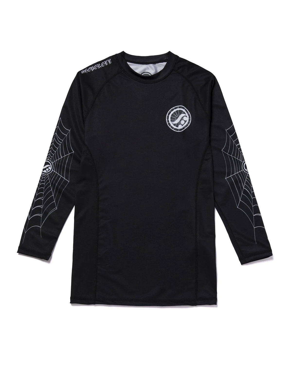 SHOYOROLL BATCH 117 ARANEAE LONG SLEEVE BLACK - LIMITED EDITION BJJ GEAR RASHGUARD