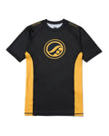 SHOYOROLL COMPETITOR 21 YELLOW SHORTS AND RASHGUARD