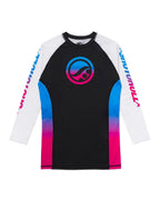SHOYOROLLRETRO GRADIENT SHORTS AND RASHGUARD