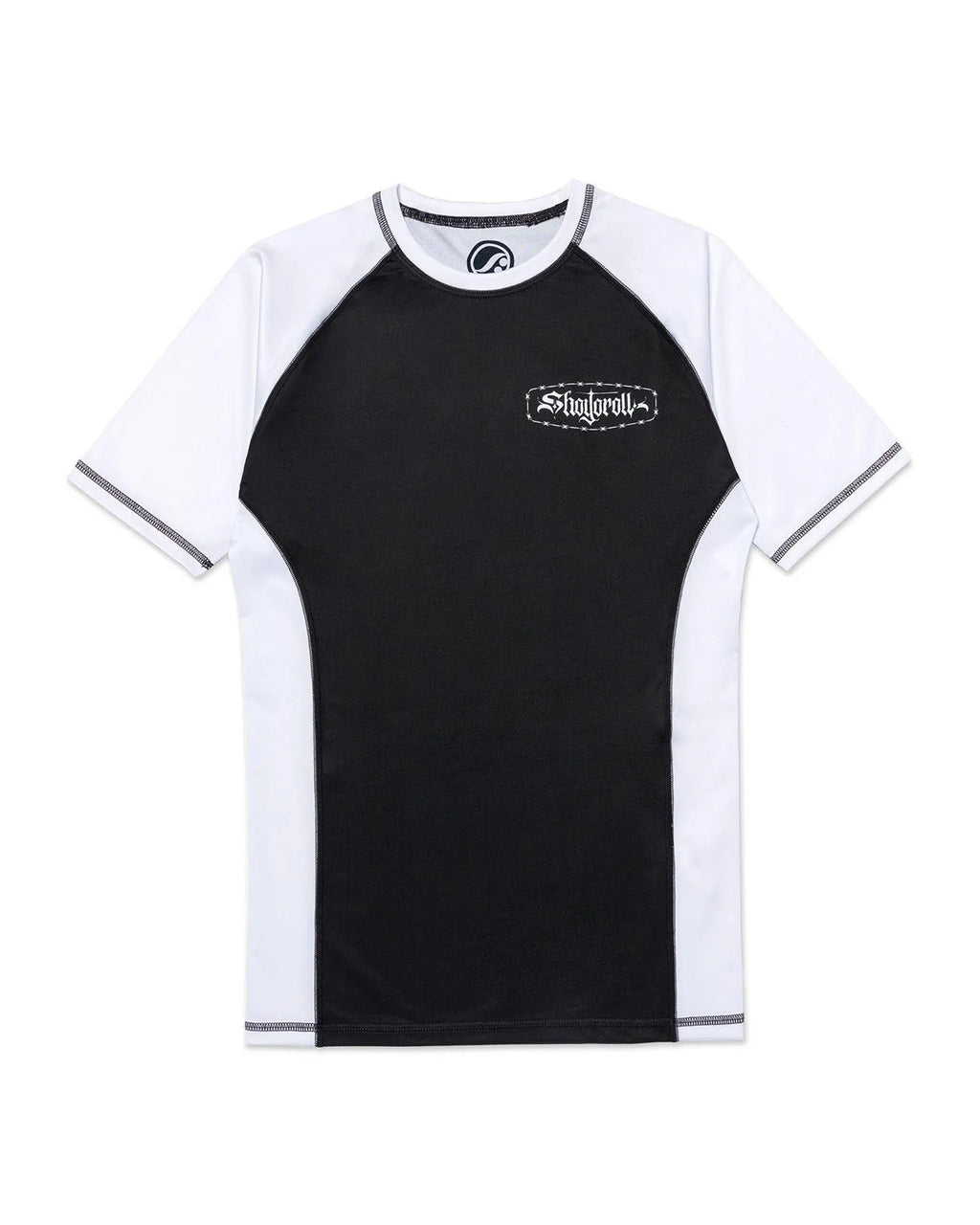 SHOYOROLL BARB WIRE SHORTS BLACK - PREMIUM BJJ NO-GI GEAR RASHGUARD