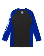 SHOYOROLL AZURE TRAINING LONG SLEEVE BLACK - PREMIUM BJJ NO-GI GEAR RASHGUARD