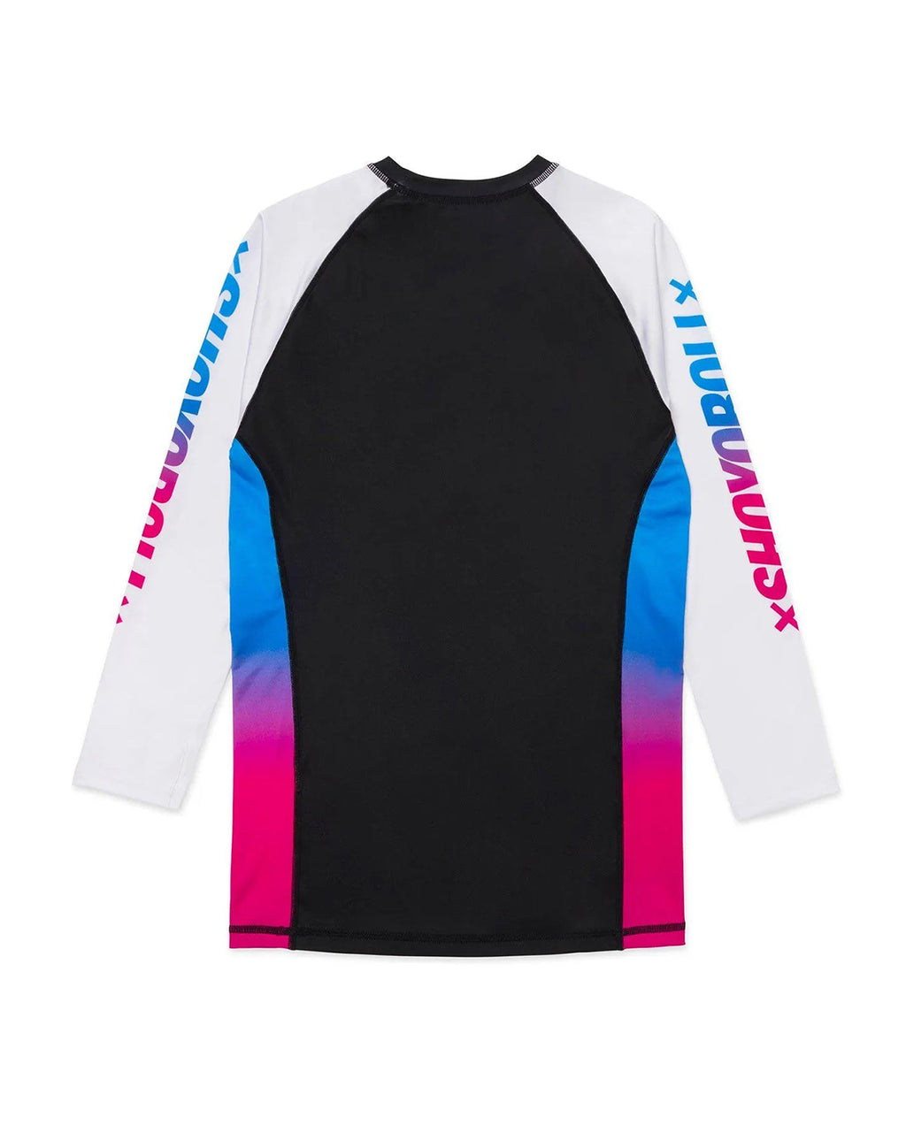 SHOYOROLLRETRO GRADIENT SHORTS AND RASHGUARD
