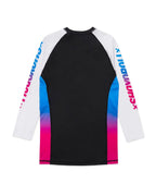 SHOYOROLLRETRO GRADIENT SHORTS AND RASHGUARD