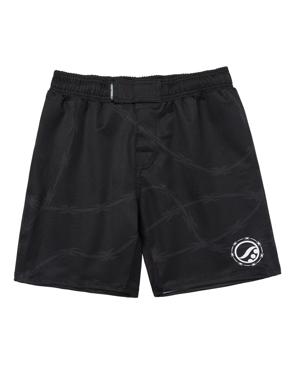 SHOYOROLL BARB WIRE SHORTS BLACK - PREMIUM BJJ NO-GI GEAR RASHGUARD