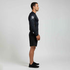 SHOYOROLL 3D TRAINING LONG SLEEVE BLACK PREMIUM BJJ NO-GI COMPRESSION RASHGUARD