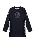 SHOYOROLL 3D TRAINING LONG SLEEVE BLACK PREMIUM BJJ NO-GI COMPRESSION RASHGUARD
