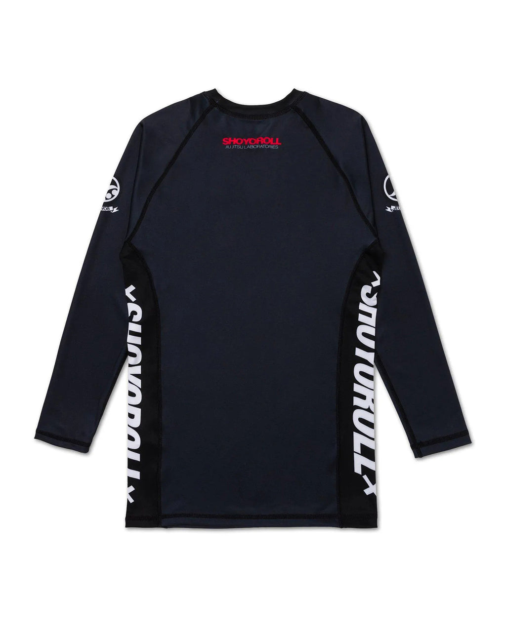 SHOYOROLL 3D TRAINING LONG SLEEVE BLACK PREMIUM BJJ NO-GI COMPRESSION RASHGUARD
