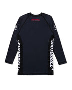 SHOYOROLL 3D TRAINING LONG SLEEVE BLACK PREMIUM BJJ NO-GI COMPRESSION RASHGUARD