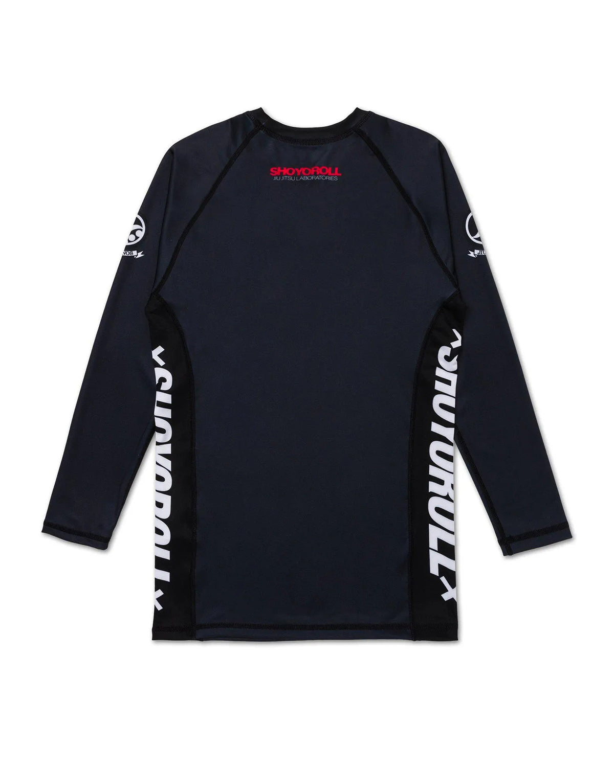 SHOYOROLL 3D TRAINING LONG SLEEVE BLACK PREMIUM BJJ NO-GI COMPRESSION RASHGUARD