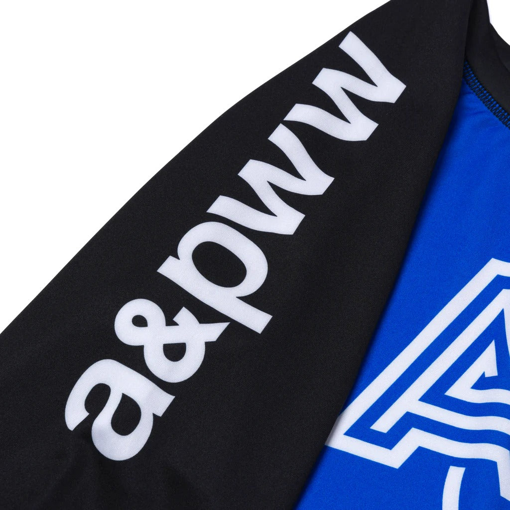 A&PWW SS RANKED BLUE RASHGUARD