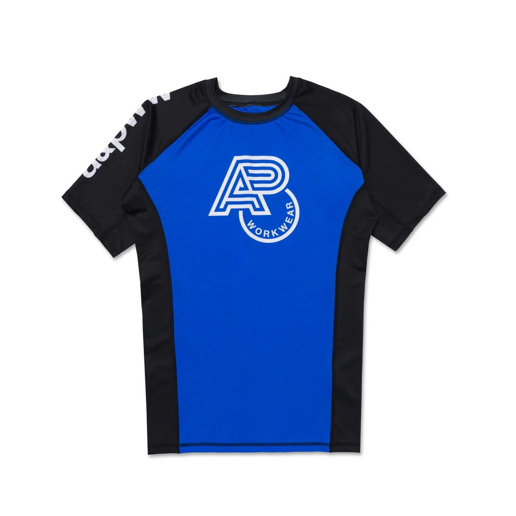 A&PWW SS RANKED BLUE RASHGUARD