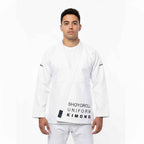 SHOYOROLL BATCH 92 REBEL APPLIQUE WHITE KIMONO / GI