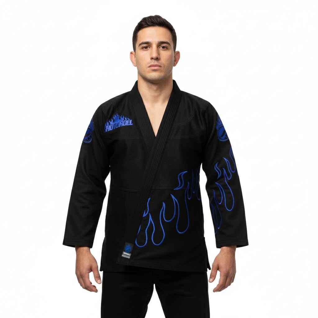 SHOYOROLL BATCH #135 INFERNO BJJ BLACK KIMONO / GI