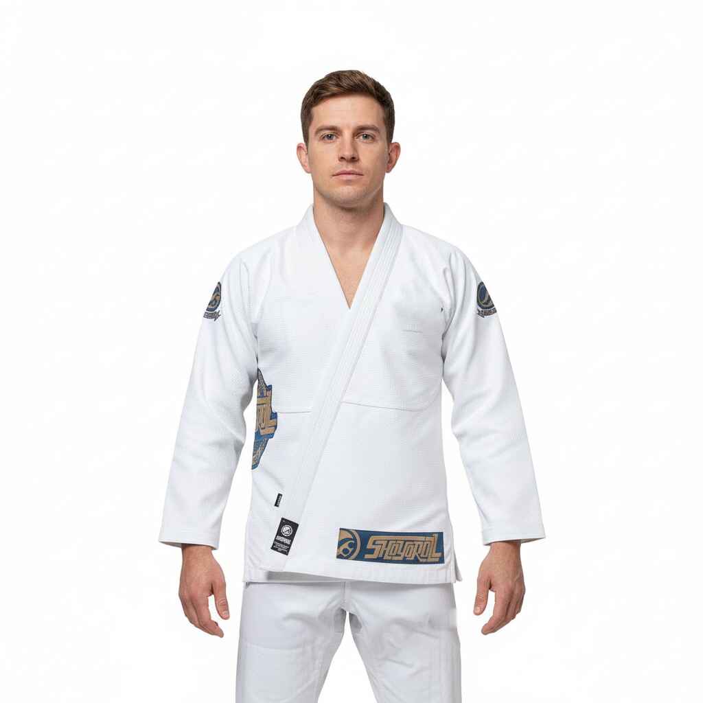 SHOYOROLL OXFORD COMPETITOR BRAZILIAN JIU-JITSU WHITE KIMONO / GI