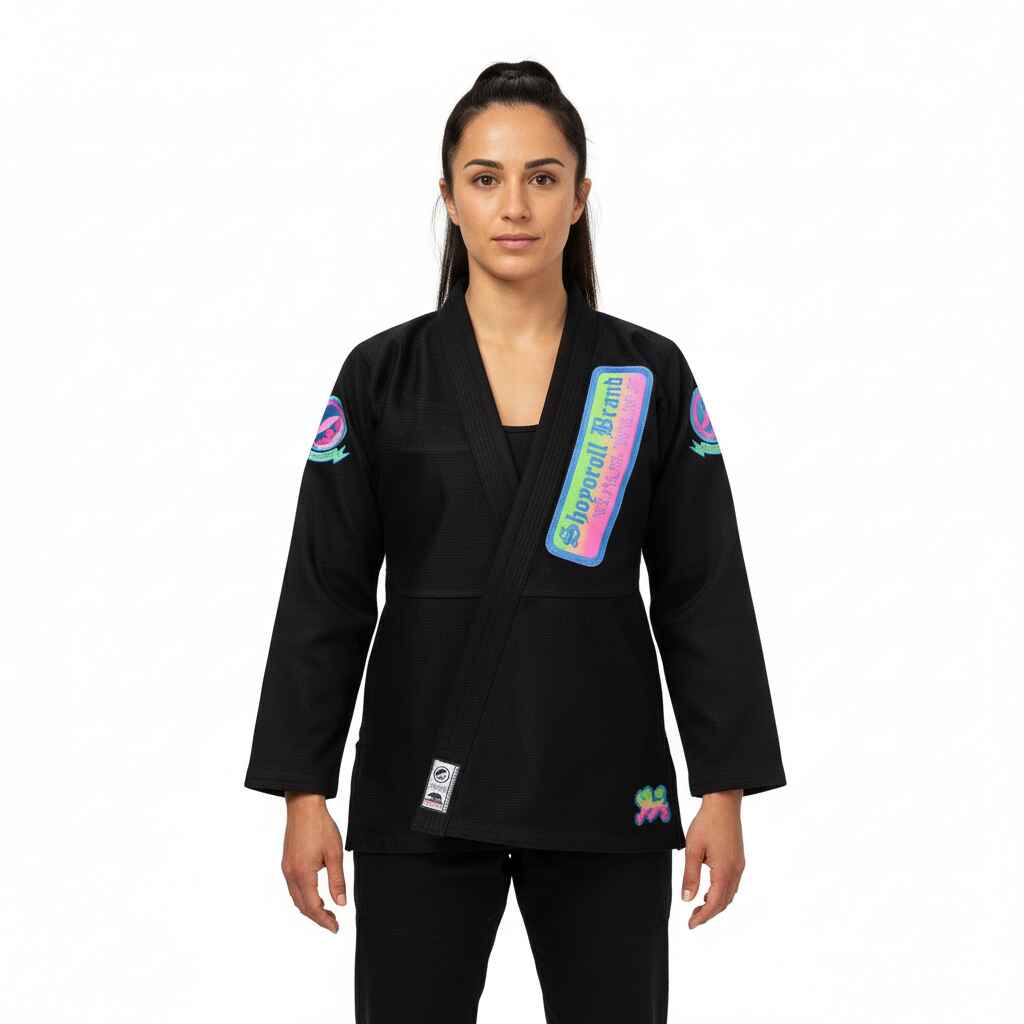 SHOYOROLL BATCH 149 RETRO GRADIENT BBJ BLACK KIMONO / GI