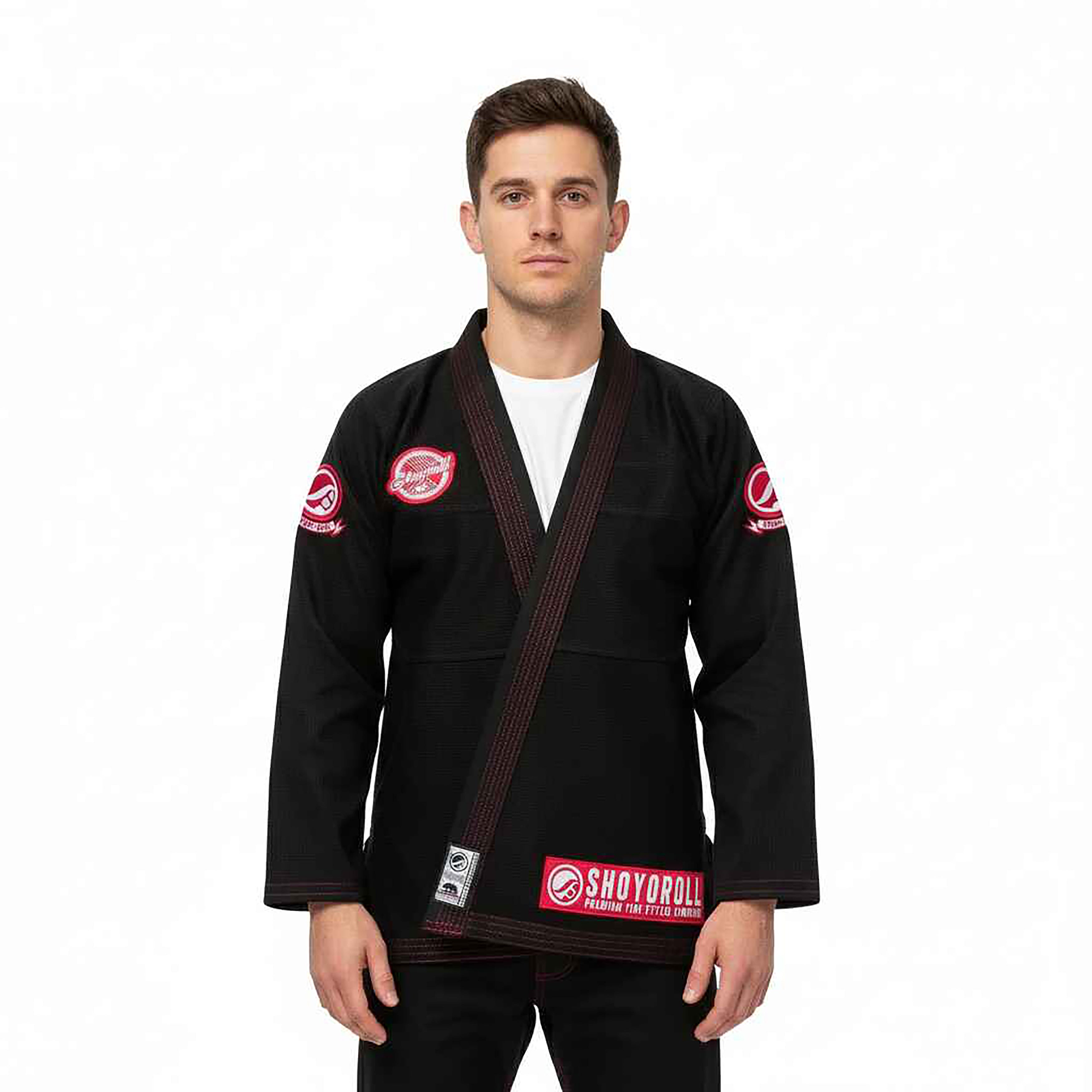 SHOYOROLL CARMINE COMPETITO BLACK KIMONO / GI