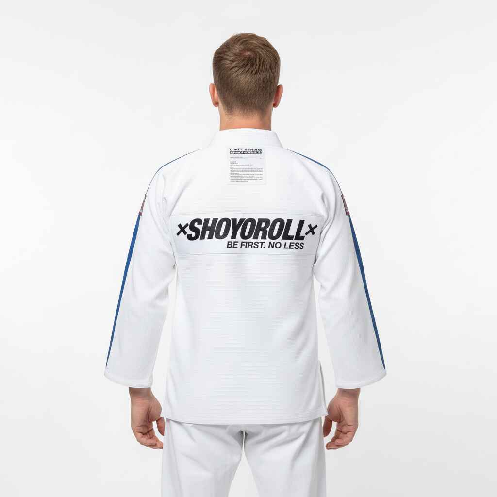 SHOYOROLL BATCH 107 BJJ UMIT BENAN V1 – LIMITIERTER WEISSER KIMONO / GI